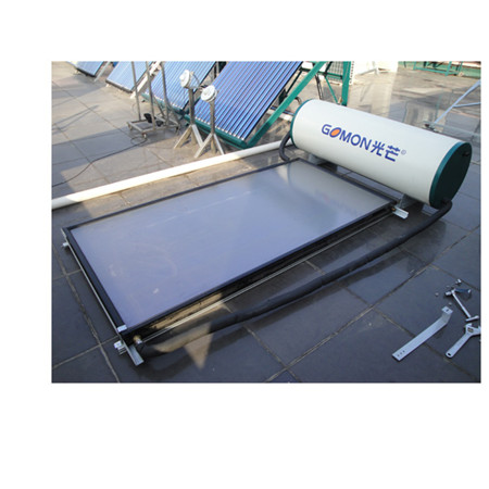 Küttekollektori lamedate päikesepaneelide päikese soojaveesoojendussüsteem kooli kütmiseks