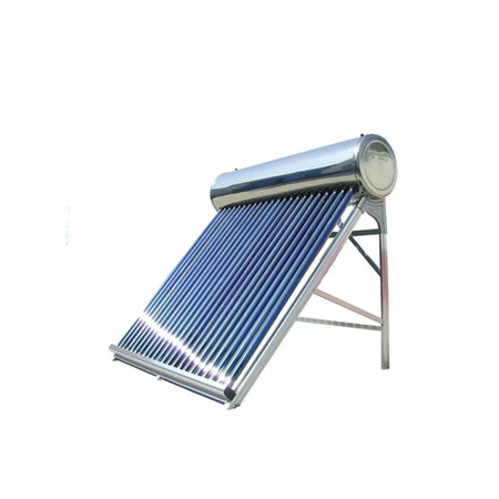 Survega äravoolutakistusega vaakumtoru soojustoru päikesekollektor 30 toru SRCC Keymarkiga